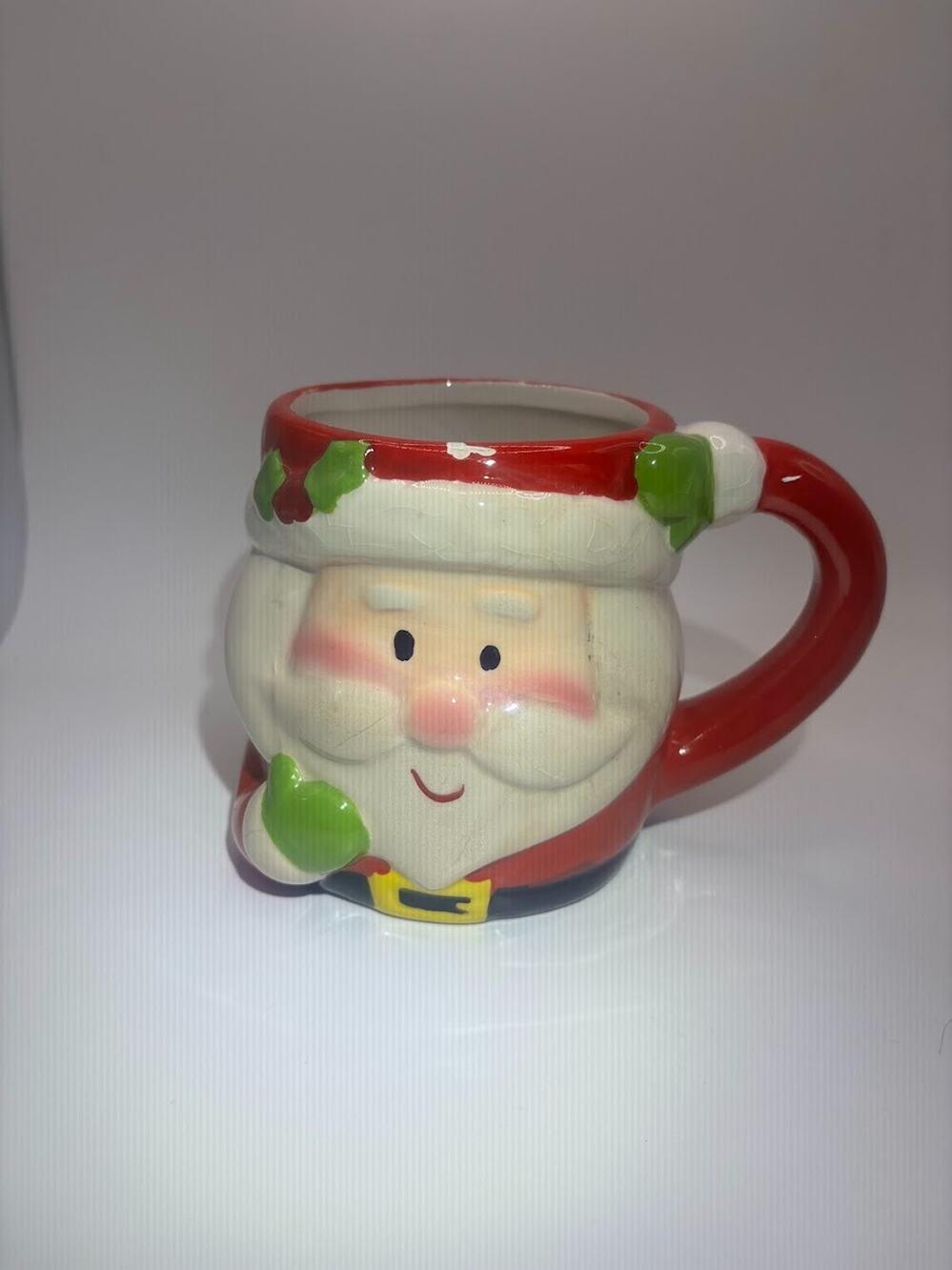 Ceramic Santa Mug Face Christmas